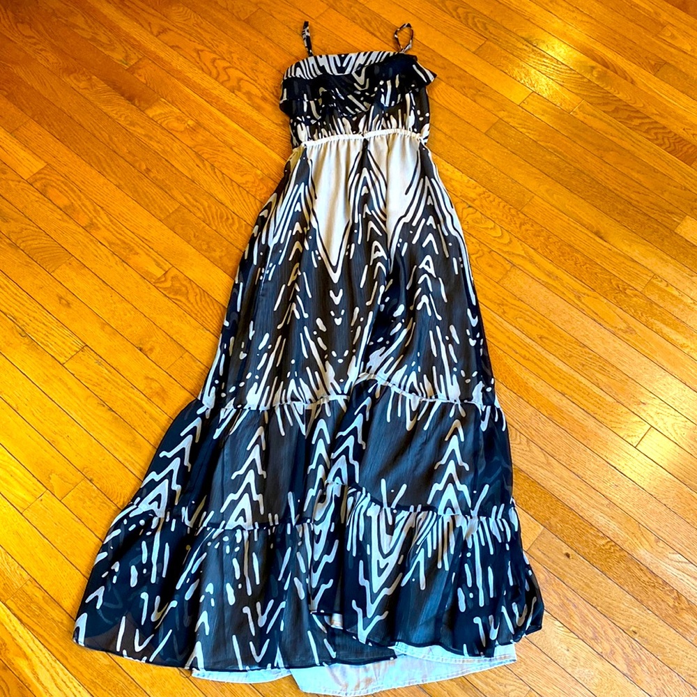 Maxi print dress from Express